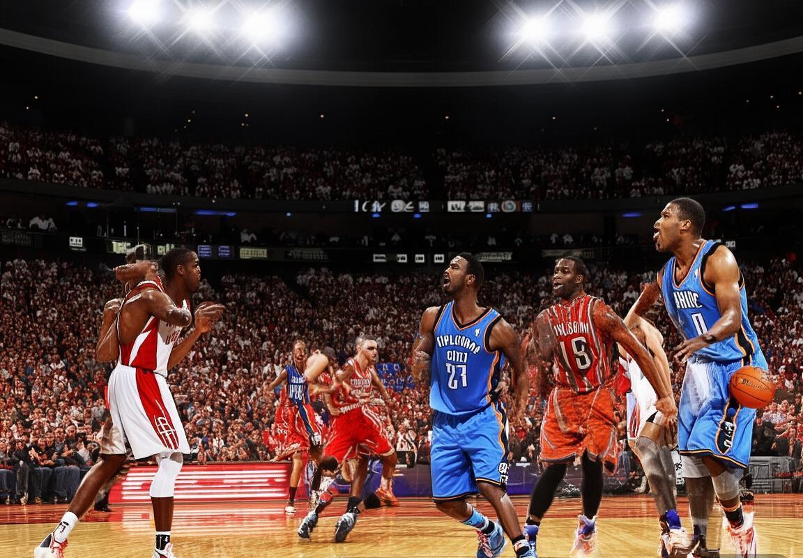 2013NBA火箭雷霆巅峰对决：激情战火与战术对决回顾(图1)